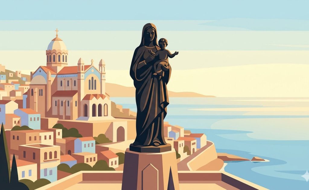 N.D. d'Afrique - Illustration prière catholique